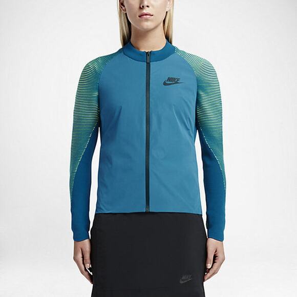 Nike Sportswear Dynamic Reveal Tech Fleece Jacket in Green Abyss‎ Size Medium - Picture 1 of 9